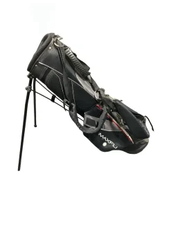 Used Maxfli VARSITY BLACK STAND BAG Jr Stand Bag Black