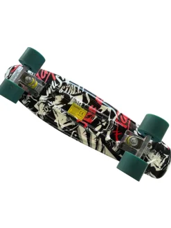Used MEKETEC PENNY BOARD Longboard White Regular