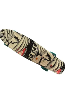 Used MEKETEC PENNY BOARD Longboard White Regular