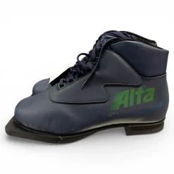 Used Mens 75MM XC Ski Boots Royal Blue M 08.5-09 / W 09-09.5