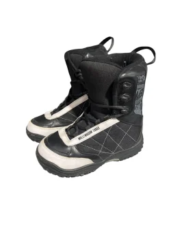 Used MILLENIUM THREE Boys Snowboard Boots Black Junior 04