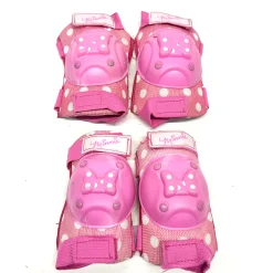 Used MINNIE MOUSE Inline Protective Set Pink Youth
