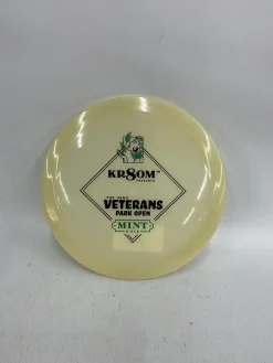 Used MINT DISCS VETERANS OPEN DISC Disc Golf Putter Yellow