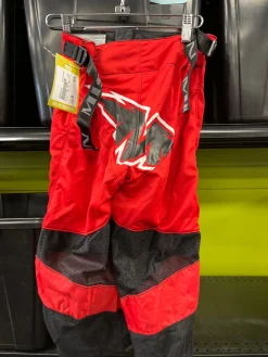 Used Mission BSX STR HCKY PNTS Youth Roller Pant Red SM