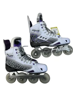 Used Mission INHALER FS2 Senior Aggressive Skates White Senior 10