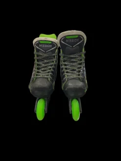 Used Mission LIL RIPPER Roller Hockey Skates Black Adjustable