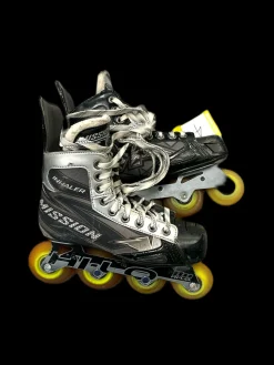 Used Mission NLS 6 Roller Hockey Skates Black Junior 04