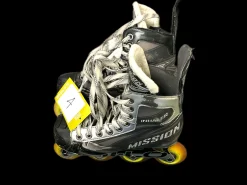 Used Mission NLS 6 Roller Hockey Skates Black Junior 04