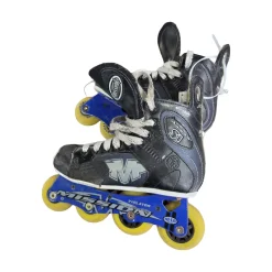 Used Mission PROTO SI SZ 2D ININE SKATES Roller Hockey Skates Black Junior 02
