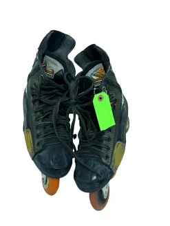 Used Mission WICKED LIGHT 3 Senior Roller Hockey Skates Black Size 9.5
