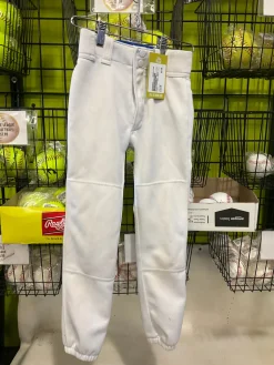 Used Mizuno BASEBALL PANTS BB/SB Pant Boys White SM
