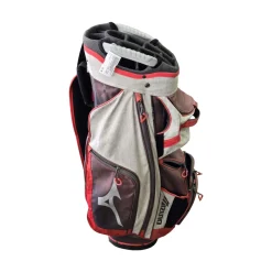 Used Mizuno BR-D4C 14-WAY CART BAG Mens Cart Bag Red