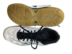 Used Mizuno CYCLONE SPEED 3 VB Shoes Adult Black And White Senior 8.5