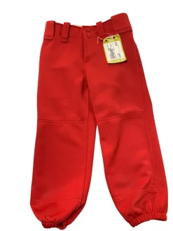 Used Mizuno GIRLS S RED BB/SB Pant Girls Red SM