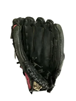 Used Mizuno GPP 1007 RH Throw Fastpitch Gloves Black 10