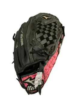Used Mizuno GPP 1007 RH Throw Fastpitch Gloves Black 10