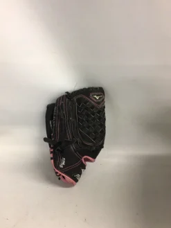 Used Mizuno GPP1006 LH Throw Fastpitch Gloves Pink And Black 10"