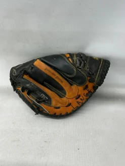 Used Mizuno MZS-C35 BB/SB Catchers LH Throw Black And Tan 33 1/2