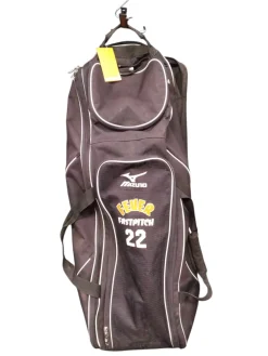 Used Mizuno PLAYERS WHEELED BAG BB/SB Player Wheeled Bag Black