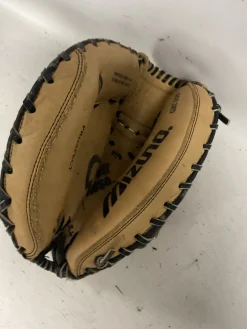 Used Mizuno POWER CLOSE BB/SB Catchers LH Throw Tan 28"