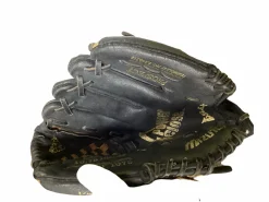 Used Mizuno POWER CLOSE PROSPECT BB/SB Glove RH Throw Black 10 3/4"