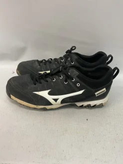 Used Mizuno SOFTBALL CLEATS BB/SB Cleats Black Senior 9.5
