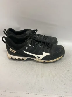 Used Mizuno SOFTBALL CLEATS BB/SB Cleats Black Senior 9.5