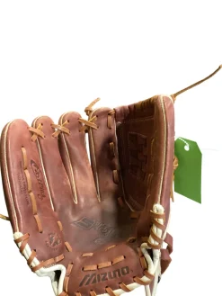 Used Mizuno SUPREME GSP 1251F2BR LH Throw Fastpitch Gloves Brown 12 1/2"