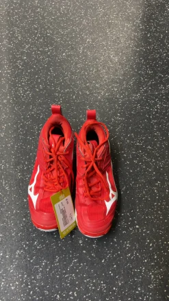 Used Mizuno VB Shoes Adult Red Senior 8