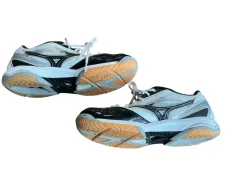 Used Mizuno VB Shoes Adult White Senior 10