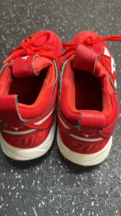Used Mizuno VB Shoes Adult Red Senior 6