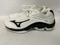 Used Mizuno VB Shoes Adult Black And White Senior 8