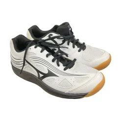 Used Mizuno VB Shoes Adult Black And White Senior 6