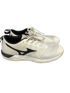 Used Mizuno VB Shoes Adult White Senior 9.5