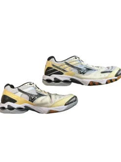 Used Mizuno WAVE LIGHTNING 7 VB Shoes Adult White Senior 9