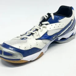 Used Mizuno WOMENS WAVE BOLT 2 VB Shoes Adult Royal Blue And White Senior 10