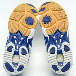 Used Mizuno WOMENS WAVE BOLT 2 VB Shoes Adult Royal Blue And White Senior 10