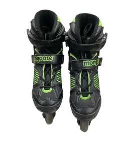 Used Mongoose ADJUSTABLE ROLLERBLADES Junior Aggressive Skates Black Junior 05