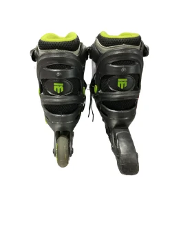 Used Mongoose BLACK SKATES Racing Inline Skates Black Junior 04