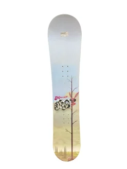 Used Morrow MINI WILDFLOWER Girls Snowboard Only Royal Blue 128 cm