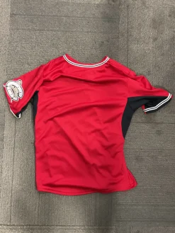 Used MUD CATS JERSEY BB/SB Jersey Red LG