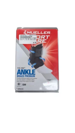 Used Mueller THE ONE ANKLE BRACE PREMIUM Medical Ankle Braces