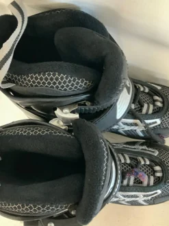 Used NATTORK ADJUSTABLE 4-6 Boys Softboot Skate Black Adjustable