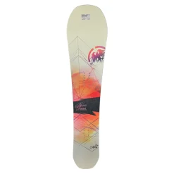 Used Never Summer AURA Womens Snowboard Only White And Neon Pink 150 cm