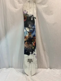 Used Never Summer LADY WEST 19/20 Womens Snowboard Only White 149 cm