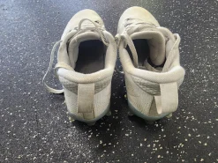 Used New Balance FREEZE LAX Cleats Mens White Senior 6