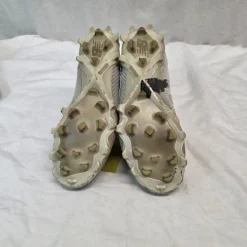 Used New Balance FREEZE LAX Cleats Mens White Senior 8.5