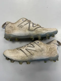Used New Balance LAX Cleats Womens White Senior 5.5