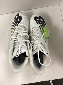 Used New Balance LAX Cleats Mens White Senior 10.5