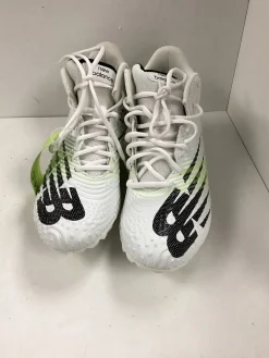 Used New Balance LAX Cleats Mens White Senior 10.5